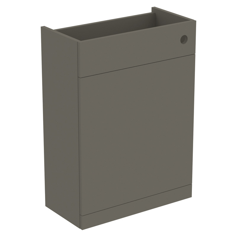 Ideal Standard i.life A Matt Quartz Grey WC Unit and Worktop with Back to Wall Toilet and Soft Close Seat