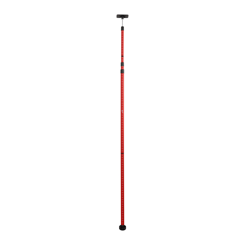 Milwaukee Laser Mounting Pole 3.6m in Red