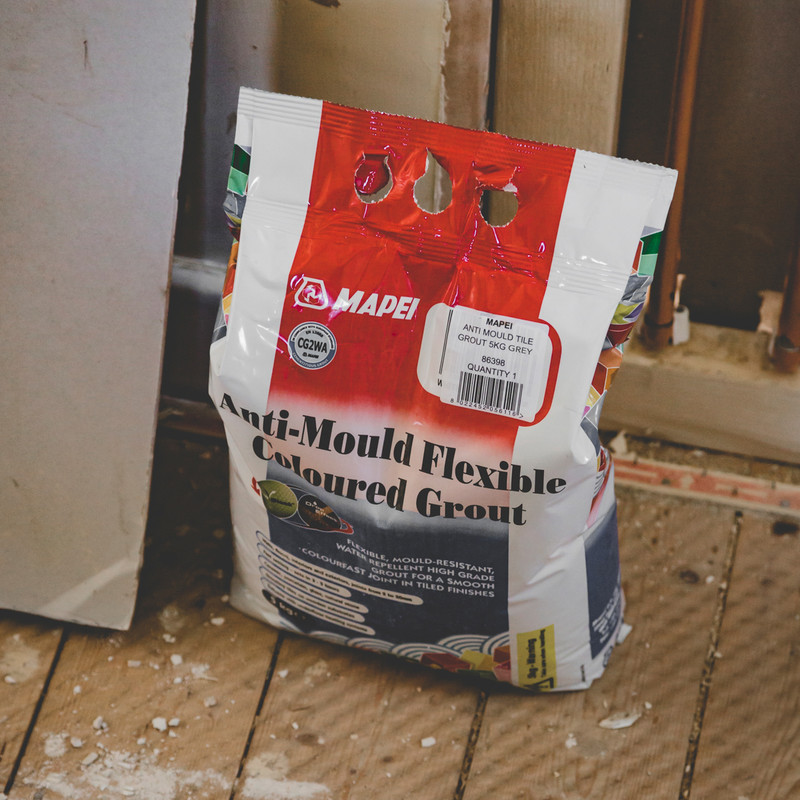 Mapei Anti Mould Tile Grout 5kg Grey Toolstation