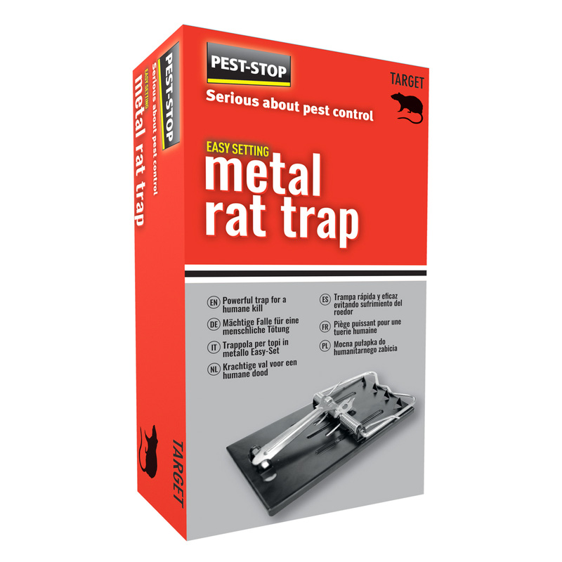 Pest Stop Easy Setting Metal Rat Trap