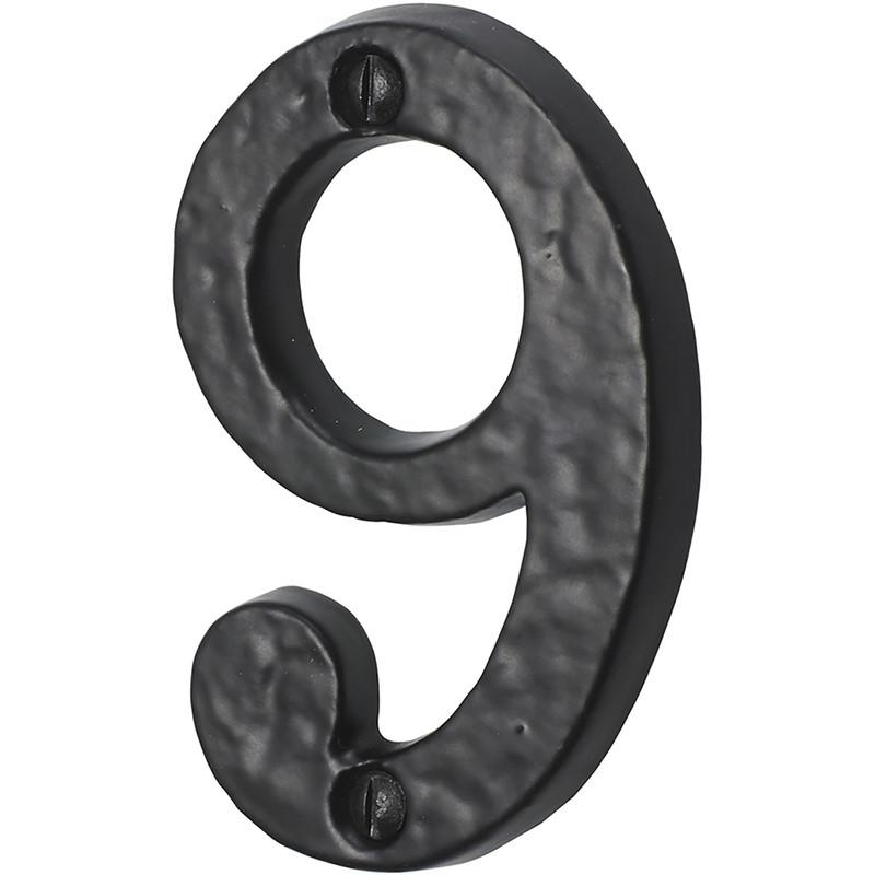 Old Hill Ironworks Door Numeral