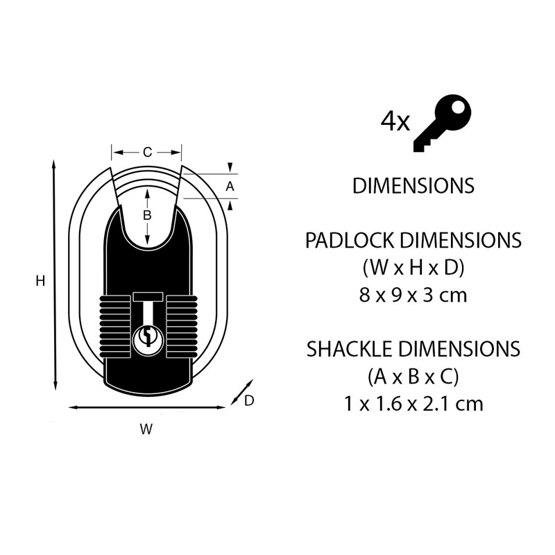 Master Lock EXCELL Reinforced Padlock