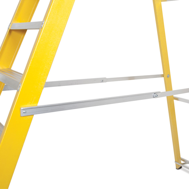 Lyte Heavy Duty Fibreglass Swingback Step Ladder
