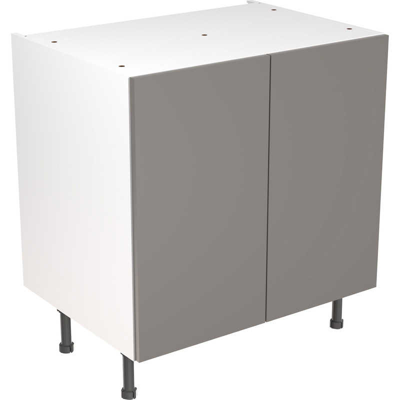 Kitchen Kit Flatpack Slab Kitchen Cabinet Base Unit Ultra Matt Dust Grey
