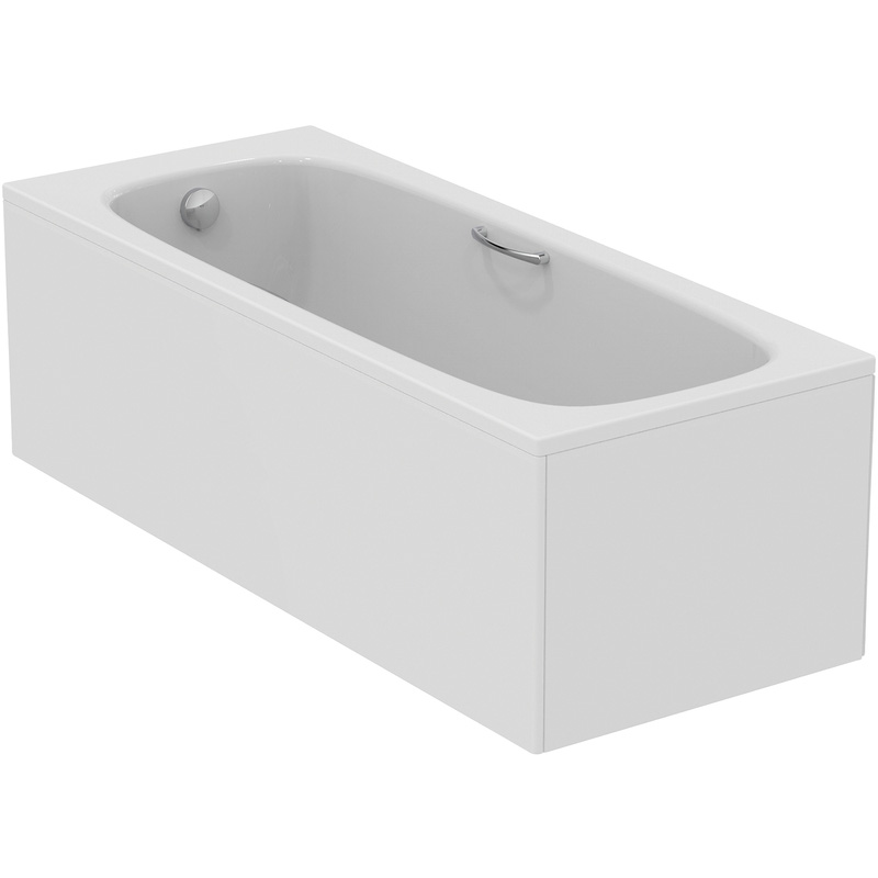 Ideal Standard I. Life Single Ended Bath 1700Mm X 700Mm With Hand Grips No Tap Holes In Acrylic White Size 25