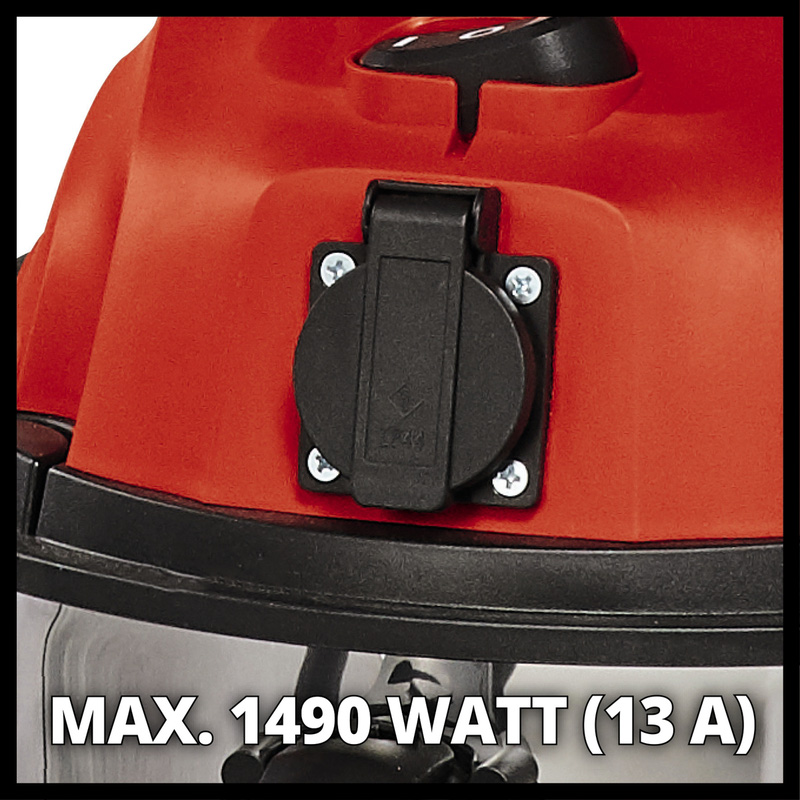 Einhell Classic 30L Wet & Dry Vacuum Cleaner with Power Tool Take Off