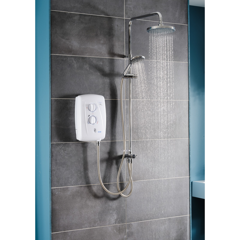 Triton T80 EasiFit+ DuElec Electric Shower 9.5kW Toolstation