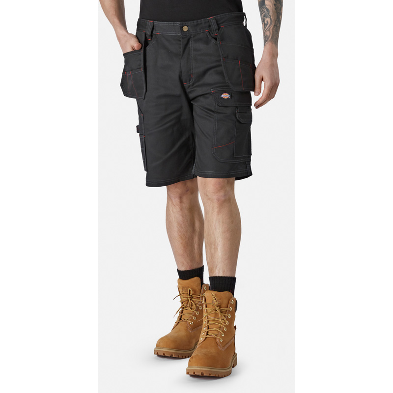 Dickies Redhawk Pro Work Shorts Black 34 | Toolstation