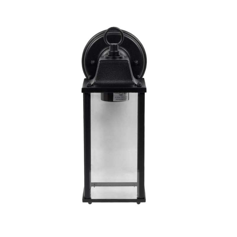 Zink Bevelled IP23 Glass Lantern