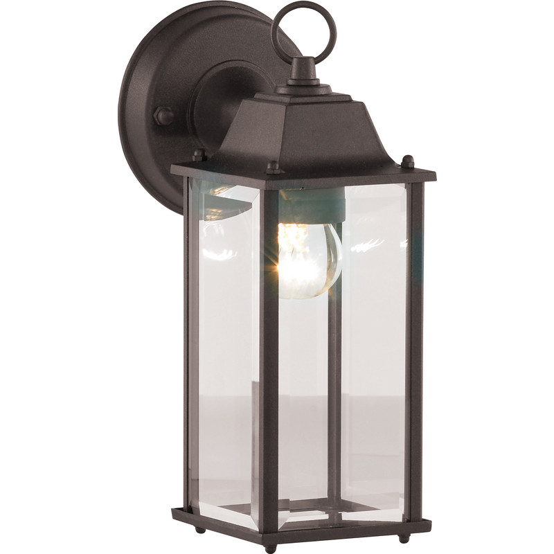 Zink Bevelled IP23 Glass Lantern