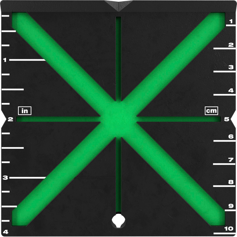 Milwaukee High Visibility Laser Target Plate In Green
