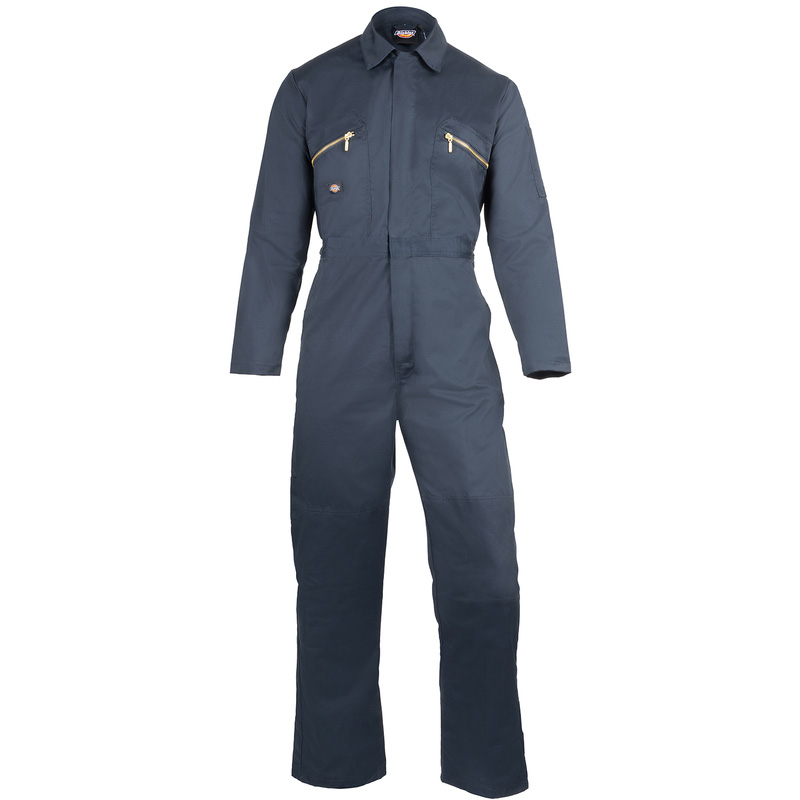 Dickies Redhawk Coverall Blue M In Cotton/Polyester Navy