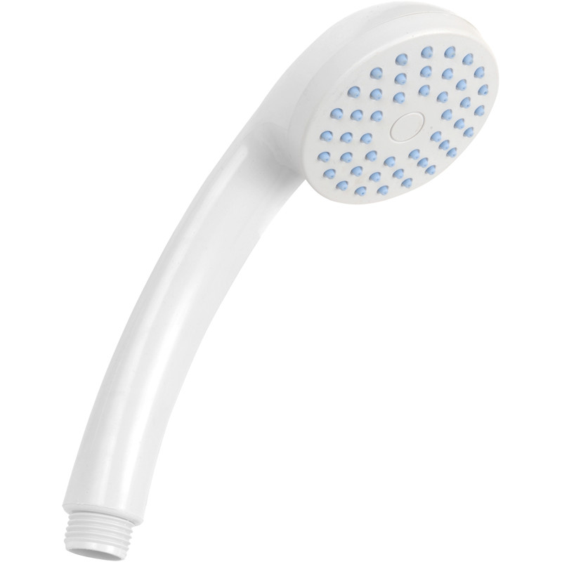 Single Mode Rub Clean Shower Handset White