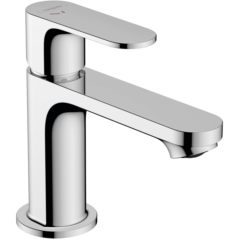 Hansgrohe Rebris S Coolstart 80 Basin Mixer Tap In Chrome Brass
