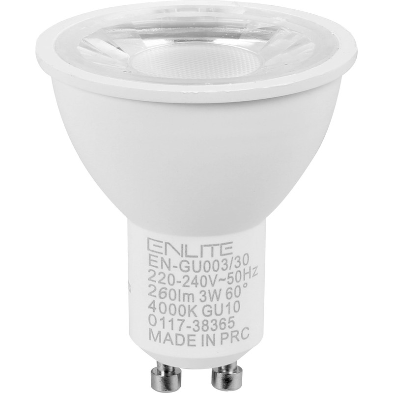 Enlite ICE LED 3W GU10 Dimmable Lamp