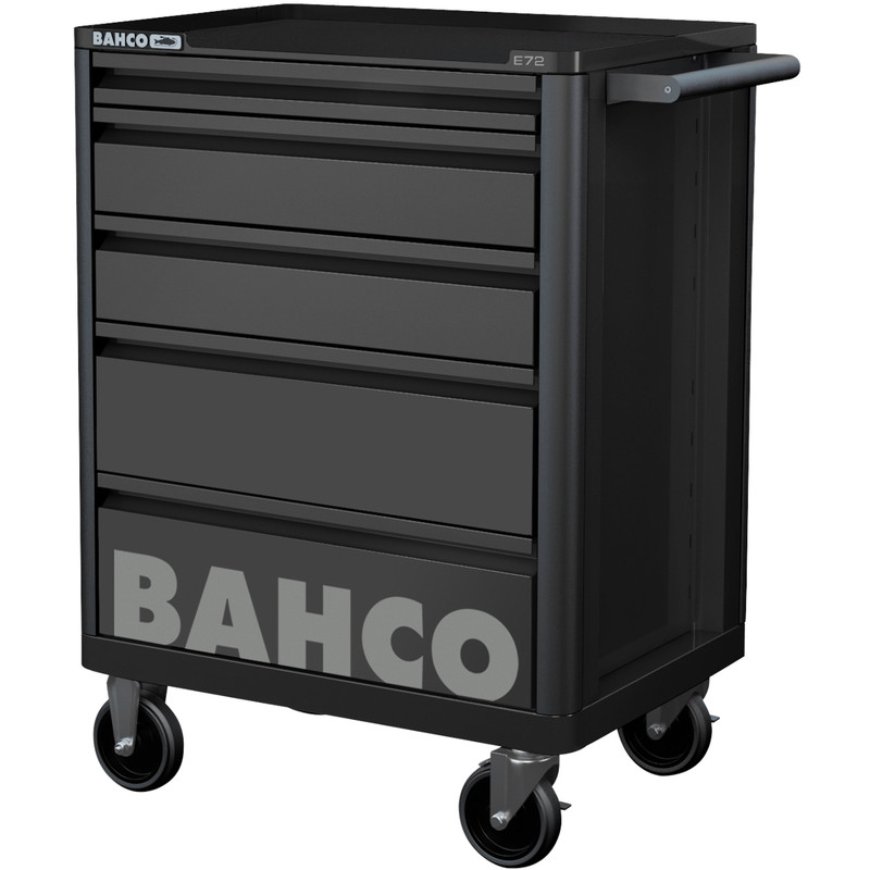 Bahco 5 Drawer Black Roller Cabinet