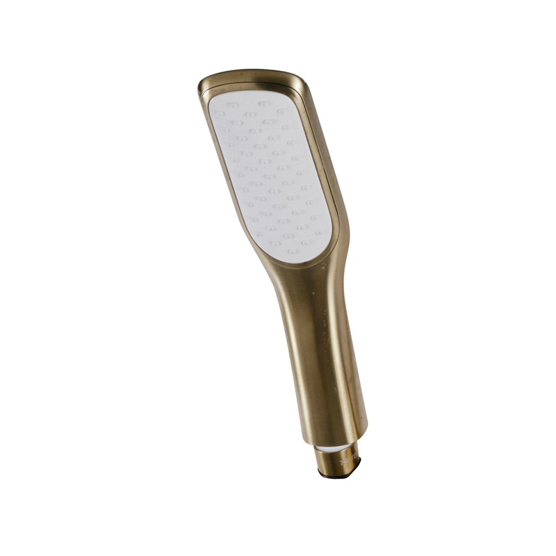 Triton Push Button Mixer Shower Brushed Brass Toolstation