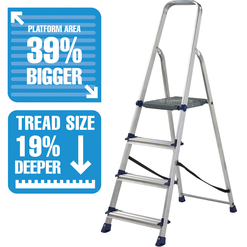 High Handrail Step Large Ladder
