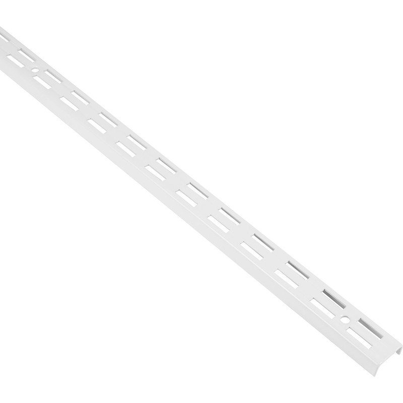 White Twin Slot Shelving Upright 1220mm