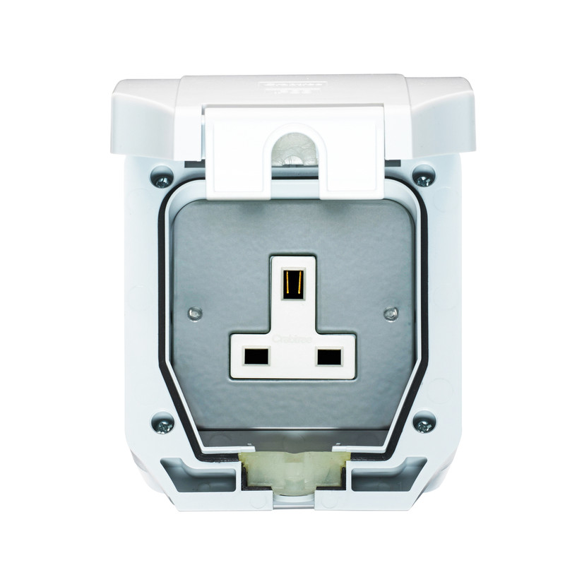 Crabtree IP56 13A Unswitched Socket