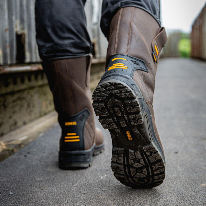 timberland leather boots black