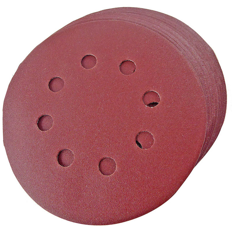 Utoolmart 10inch 250mm Disc Sandpaper With Adhesive Back Aluminium Oxide 400 Grit Sanding Disc Sander Paper For Metalworking Tools 10pcs 