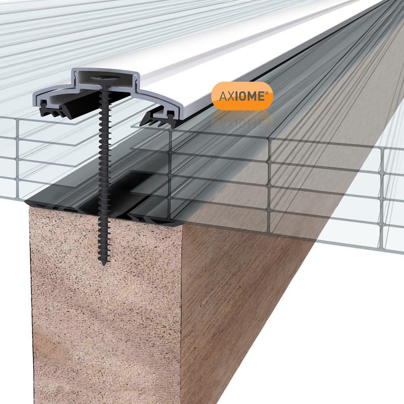 Axiome 25mm Polycarbonate Clear Fivewall Sheet 1000 x 4000mm Toolstation
