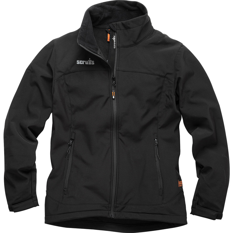 Scruffs Women's Trade Softshell Jacket Black Size 12 Toolstation