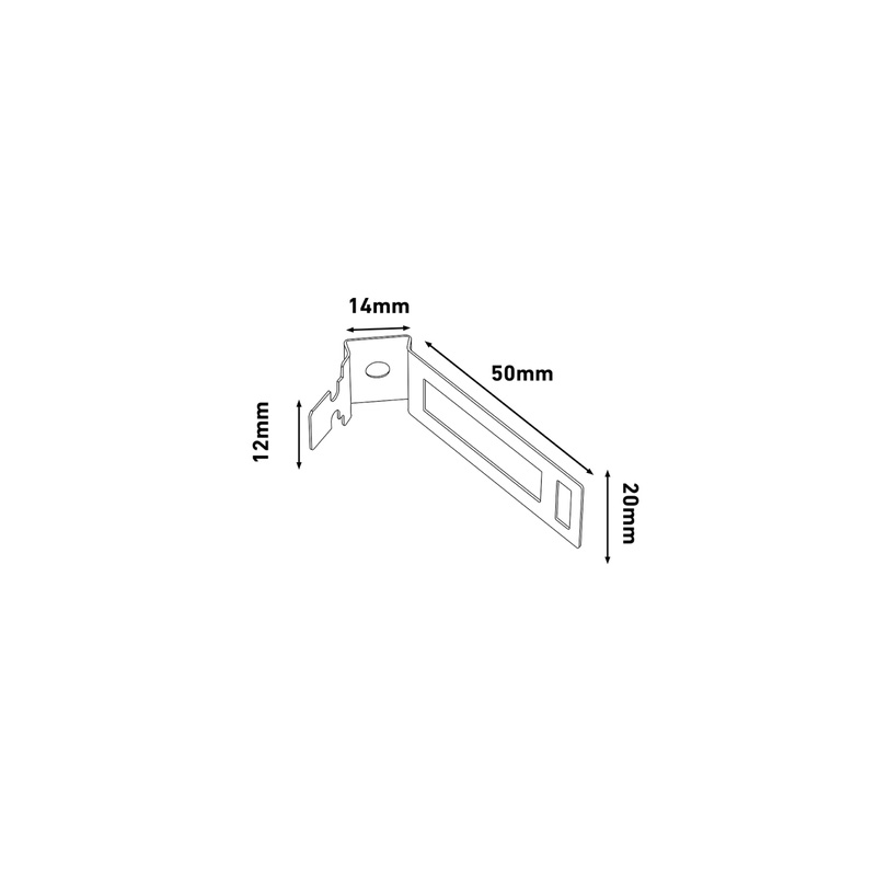 Dline SafeD Conduit Clips 20mm White Toolstation