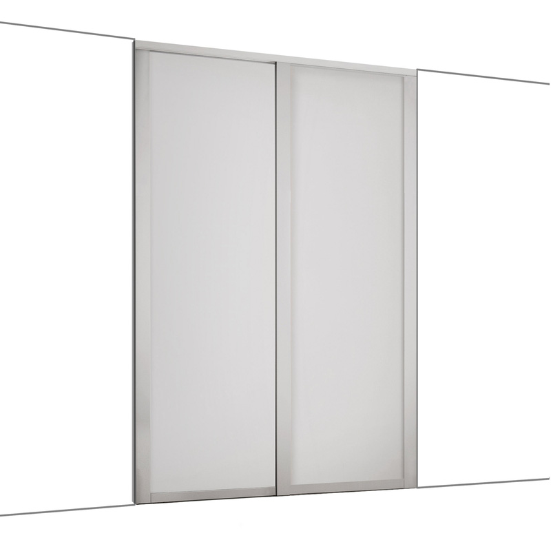 Spacepro Shaker 2 Door Sliding Wardrobe Kit Dove Grey 1145 x 2260mm ...