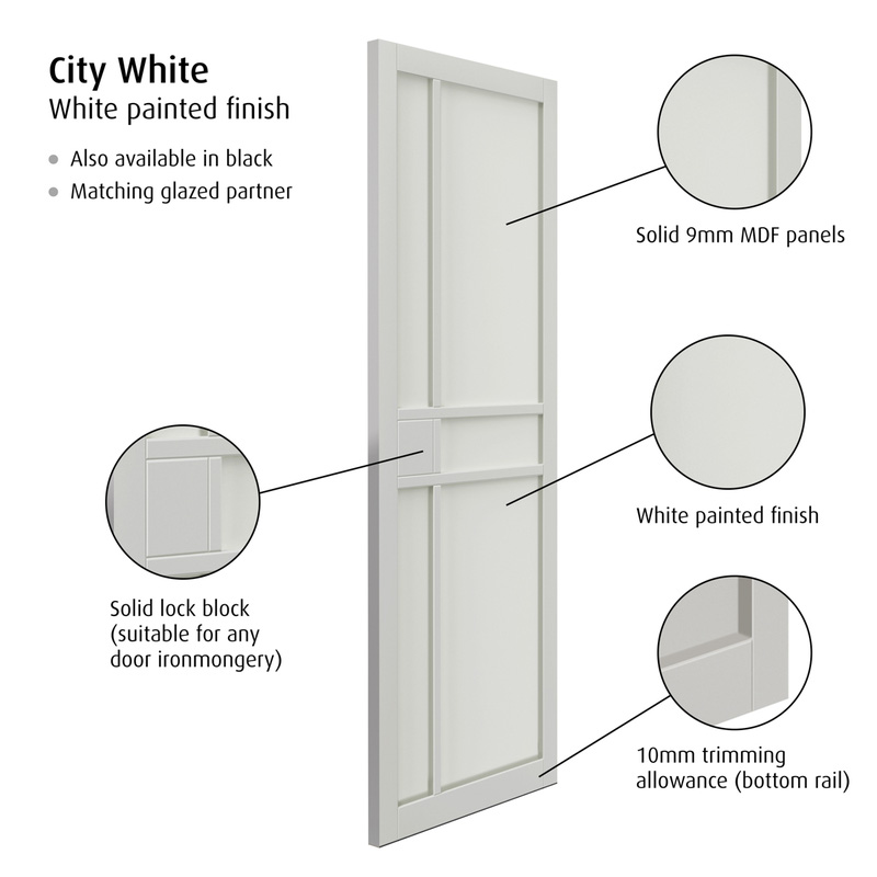 City White Internal Door