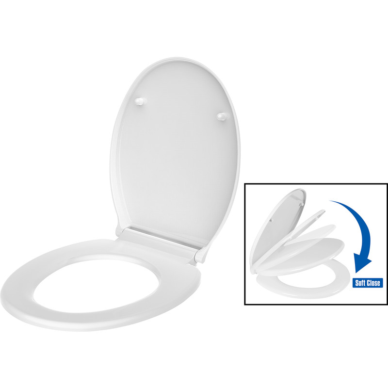 Ebb Flo Thermoset Soft Close Toilet Seat Toolstation - How Long Should A Soft Close Toilet Seat Last