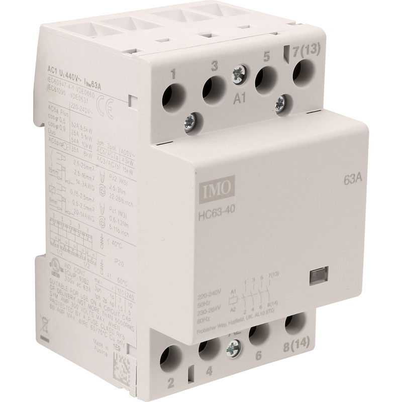 IMO 4 Pole Heating Contactor