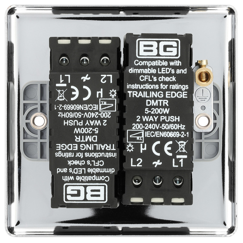 BG Polished Chrome Dimmer Switch