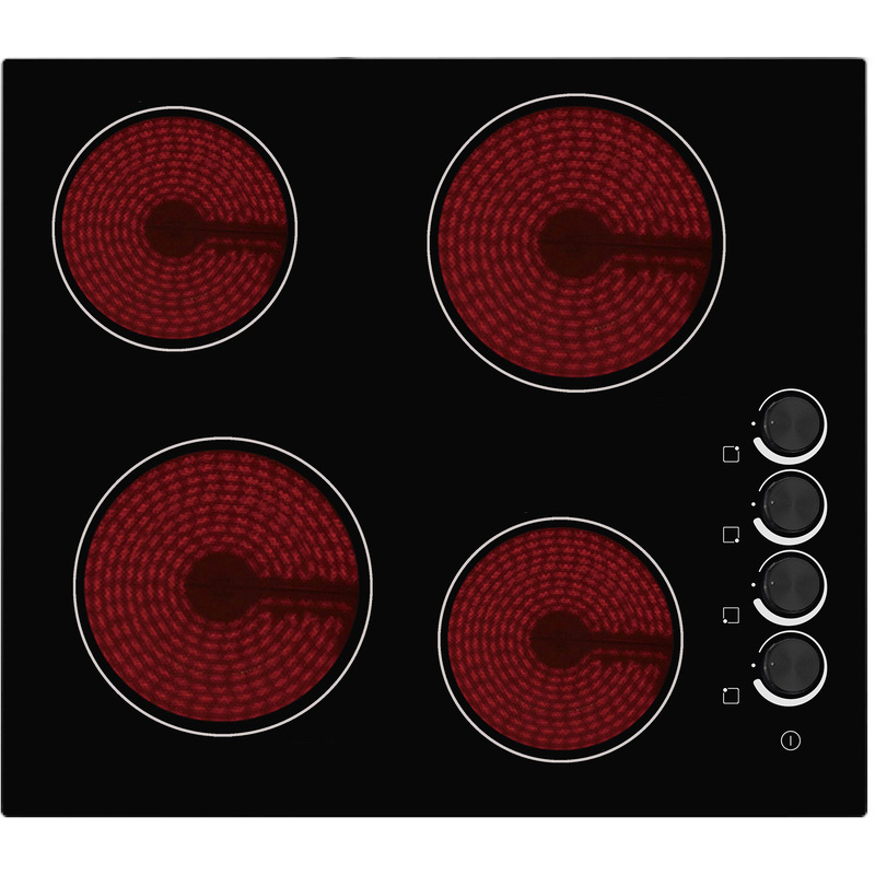 Cata Rotary Control Ceramic Hob 60cm in Black