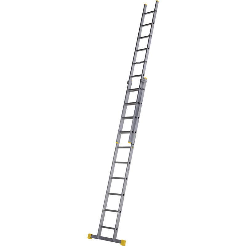 Werner Pro Square Rung Double Extension Ladder
