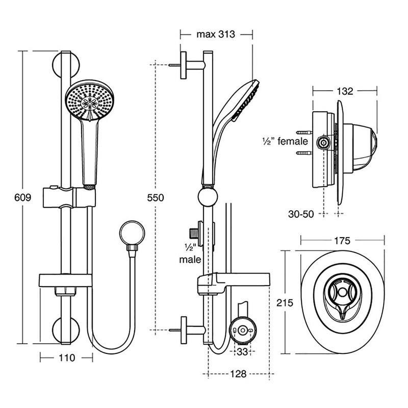 Ideal Standard CTV Concealed Mixer Shower Valve & Kit Toolstation