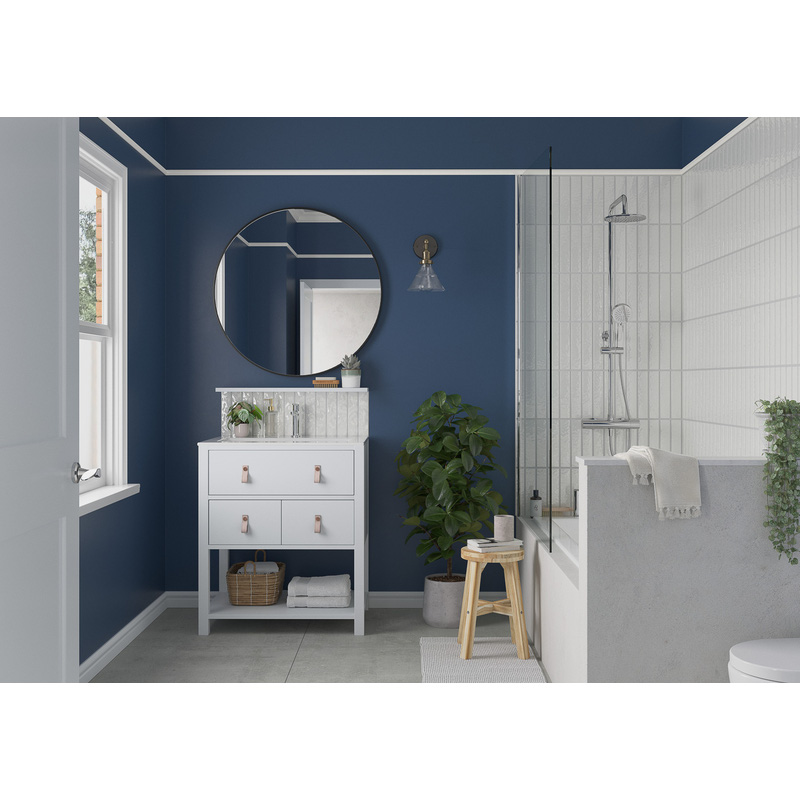 dulux sapphire salute bathroom