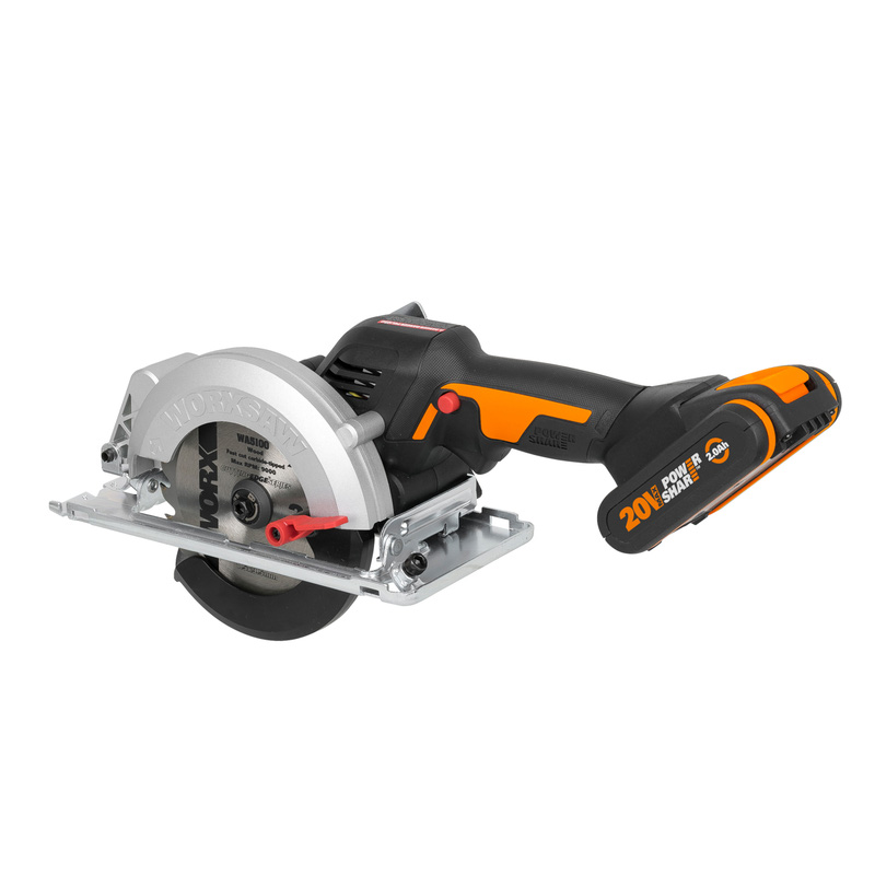 Worx 20V 120mm Cordless Brushless Circular Saw 1 x 2.0Ah Toolstation