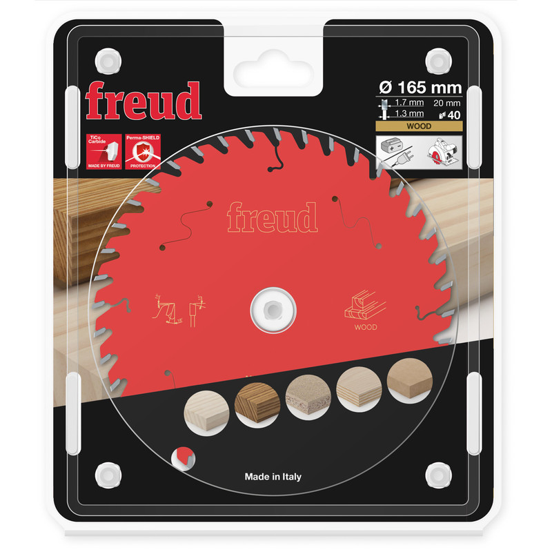 Freud Circular Saw Blade 165 x 20 x T40 | Toolstation