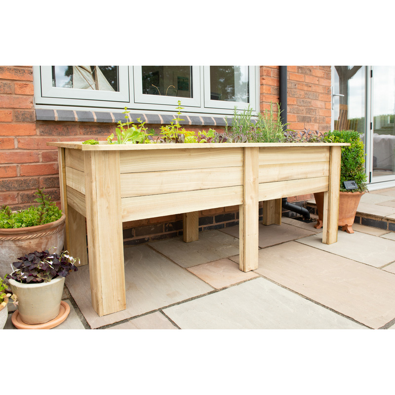 Forest Garden Large Kitchen Garden Planter 70 x 180 x 70cm Toolstation