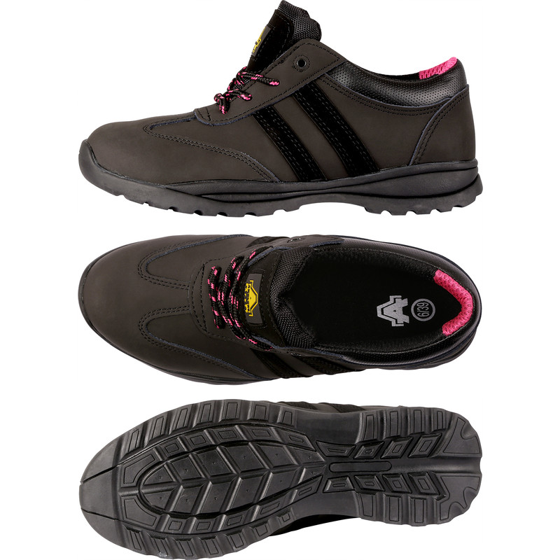 Amblers Safety Women's FS706 Sophie Lace Up Safety Trainer - Black UK 8 EU 42