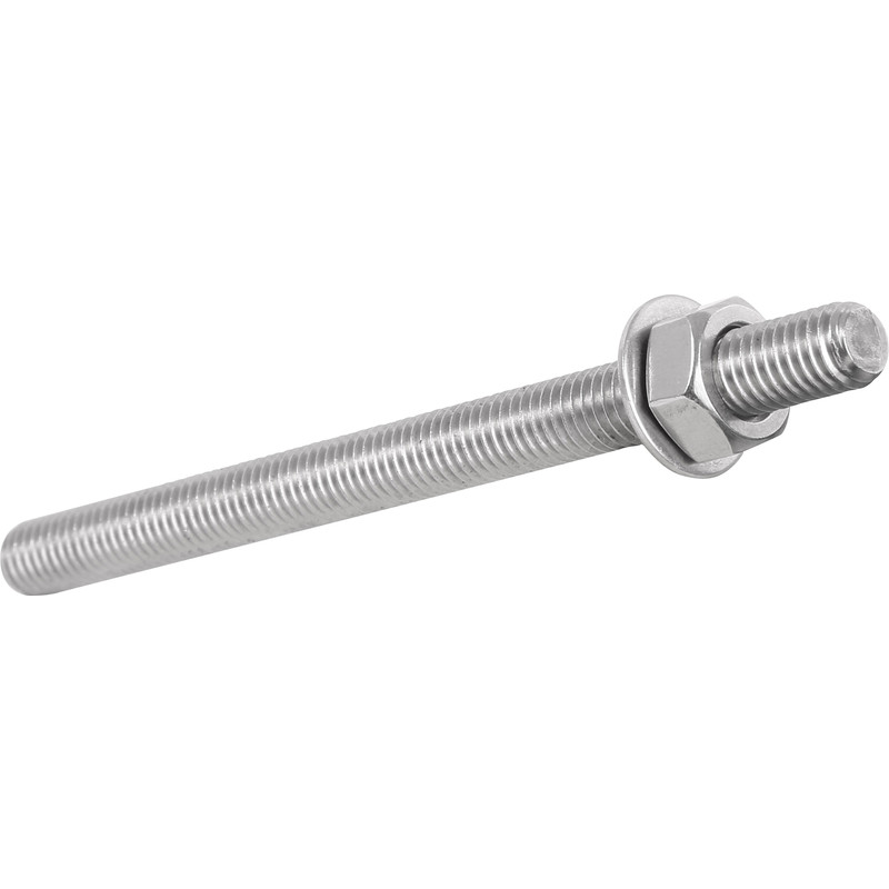 M8 M10 M12 A2 STAINLESS CHEMICAL ANCHOR RESIN STUDS WITH NUT & WASHER 