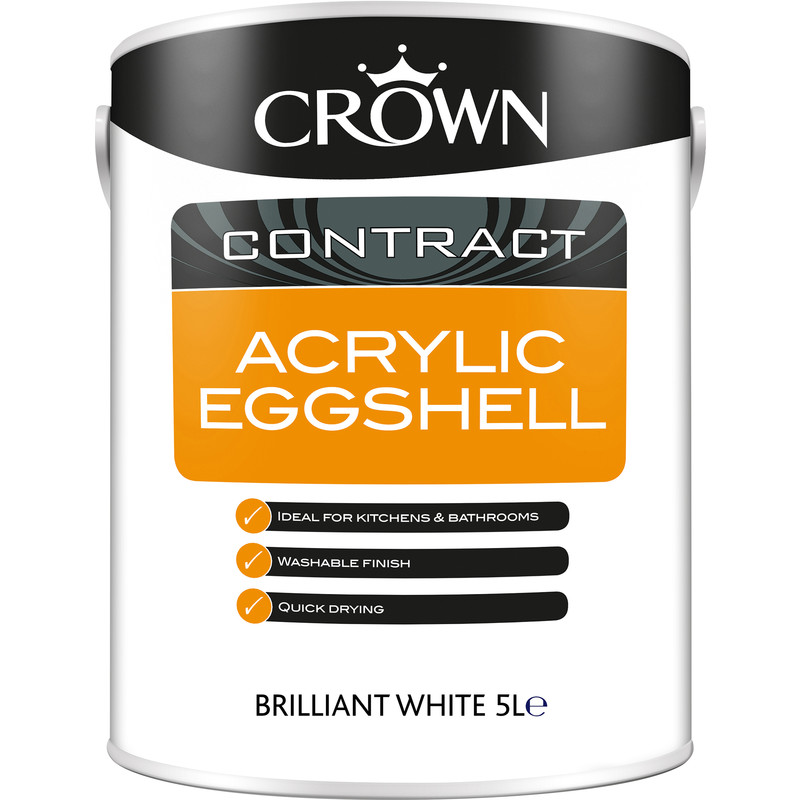Crown Contract Acrylic Eggshell 5L