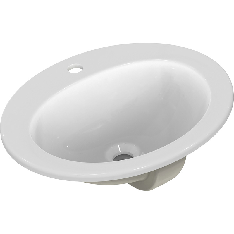 Armitage Shanks Sandringham 21 Recessed Basin 50Cm 1 Tap Hole In White Ceramic