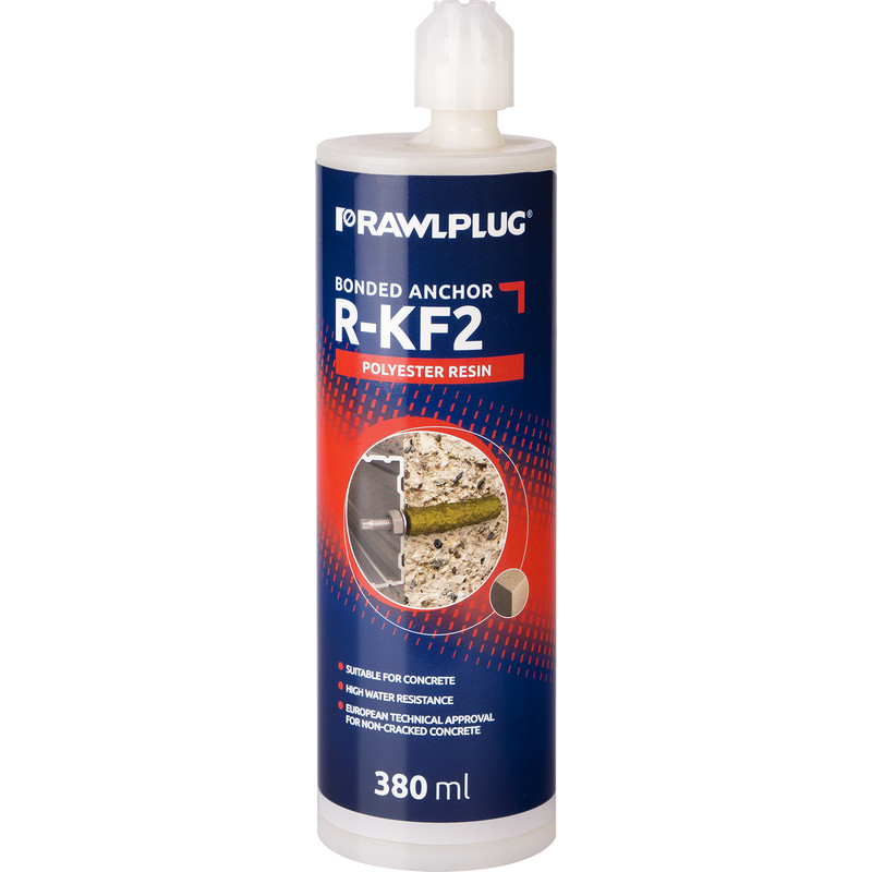 Rawlplug R-KF2- Polyester Resin with 2 Nozzles
