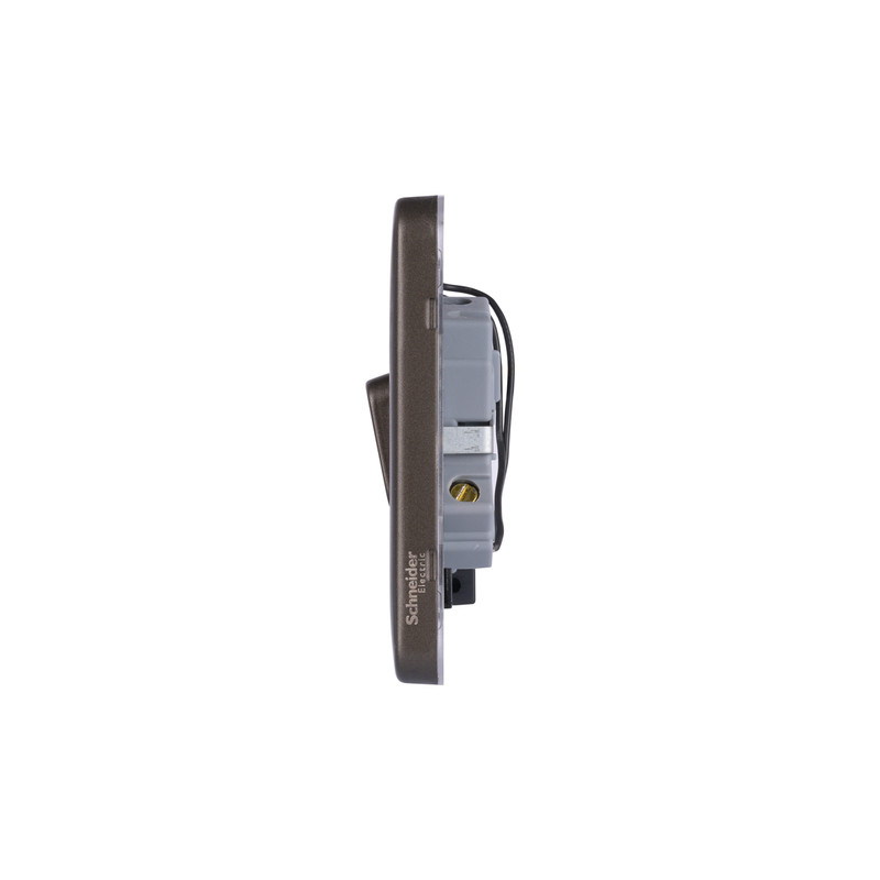 Schneider Electric Lisse Mocha Bronze Screwless 20AX DP Switch