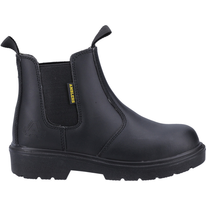 Amblers Safety FS116 Pull on Safety Dealer Boots Black Size 5 Toolstation