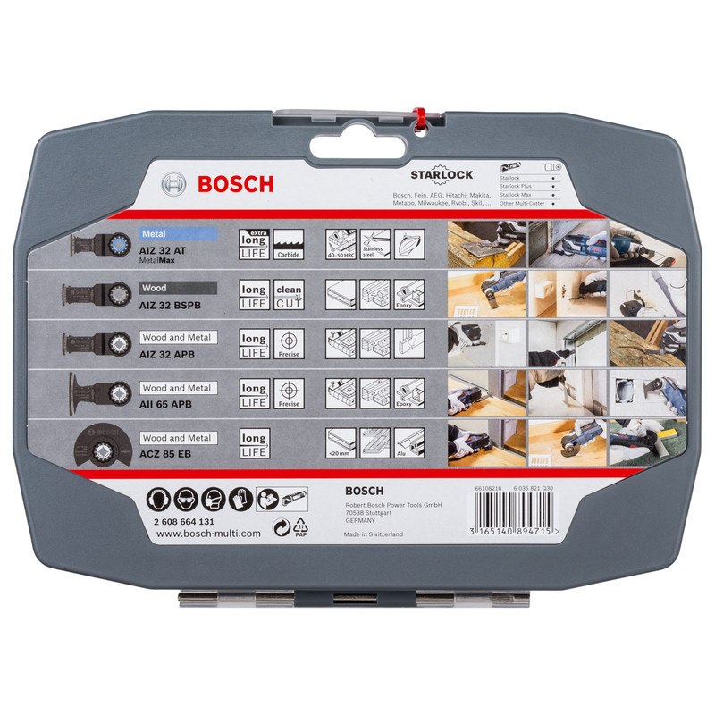 Bosch Starlock Best for Cutting Multi Tool Blade Set