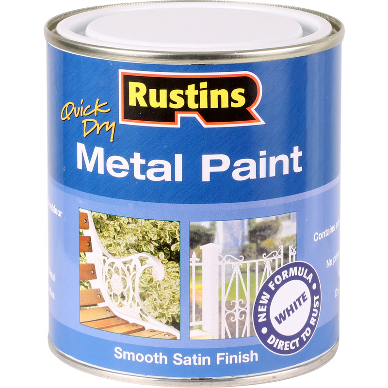 Rustins Quick Dry Metal Paint Smooth Satin 500ml